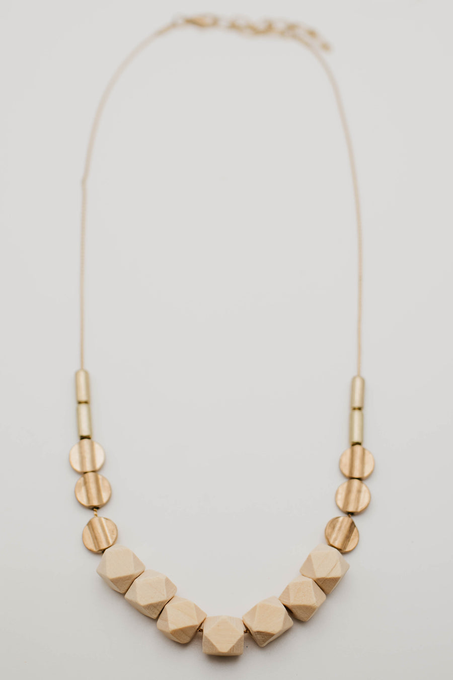 The Killian Wood Bead Necklace