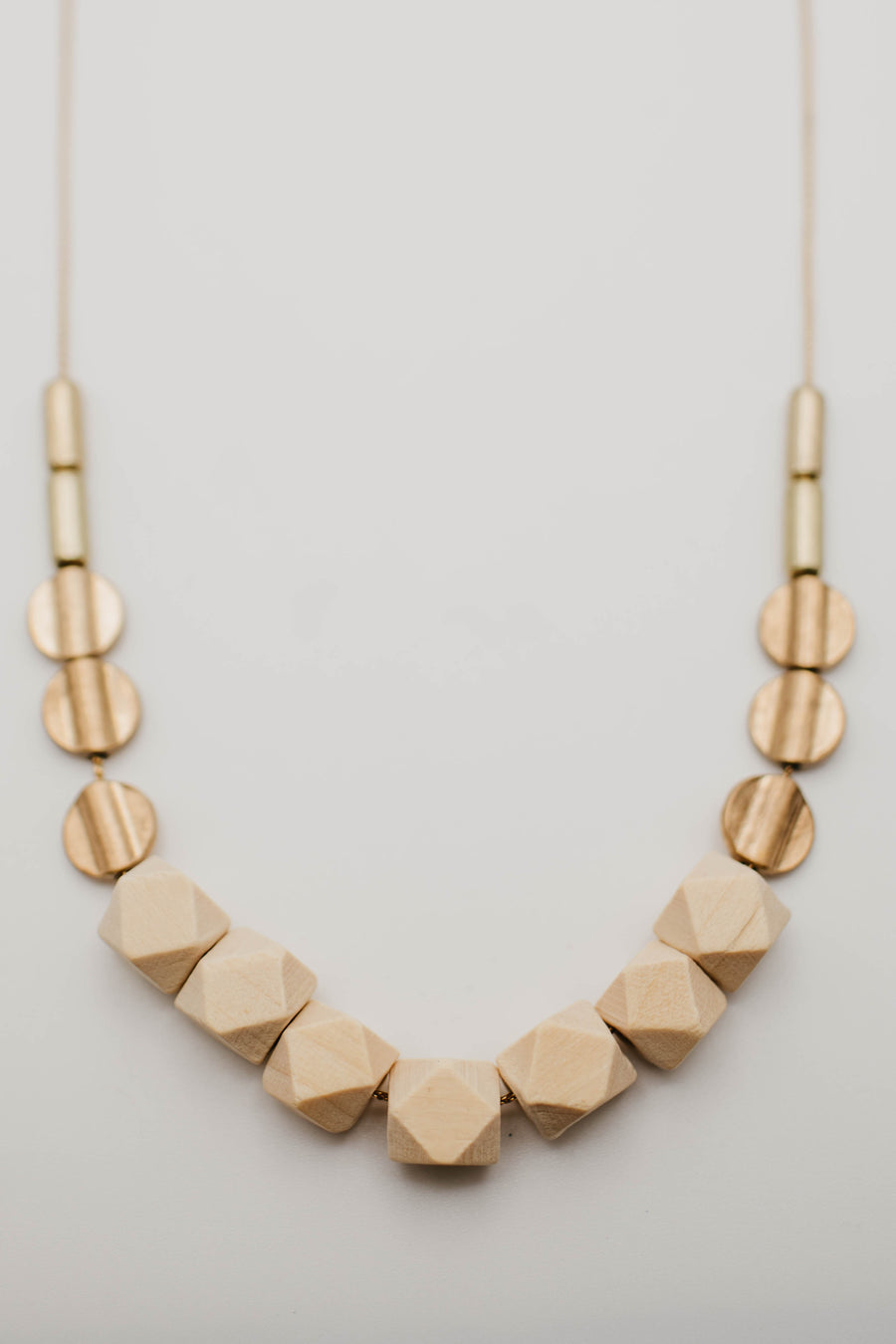 The Killian Wood Bead Necklace