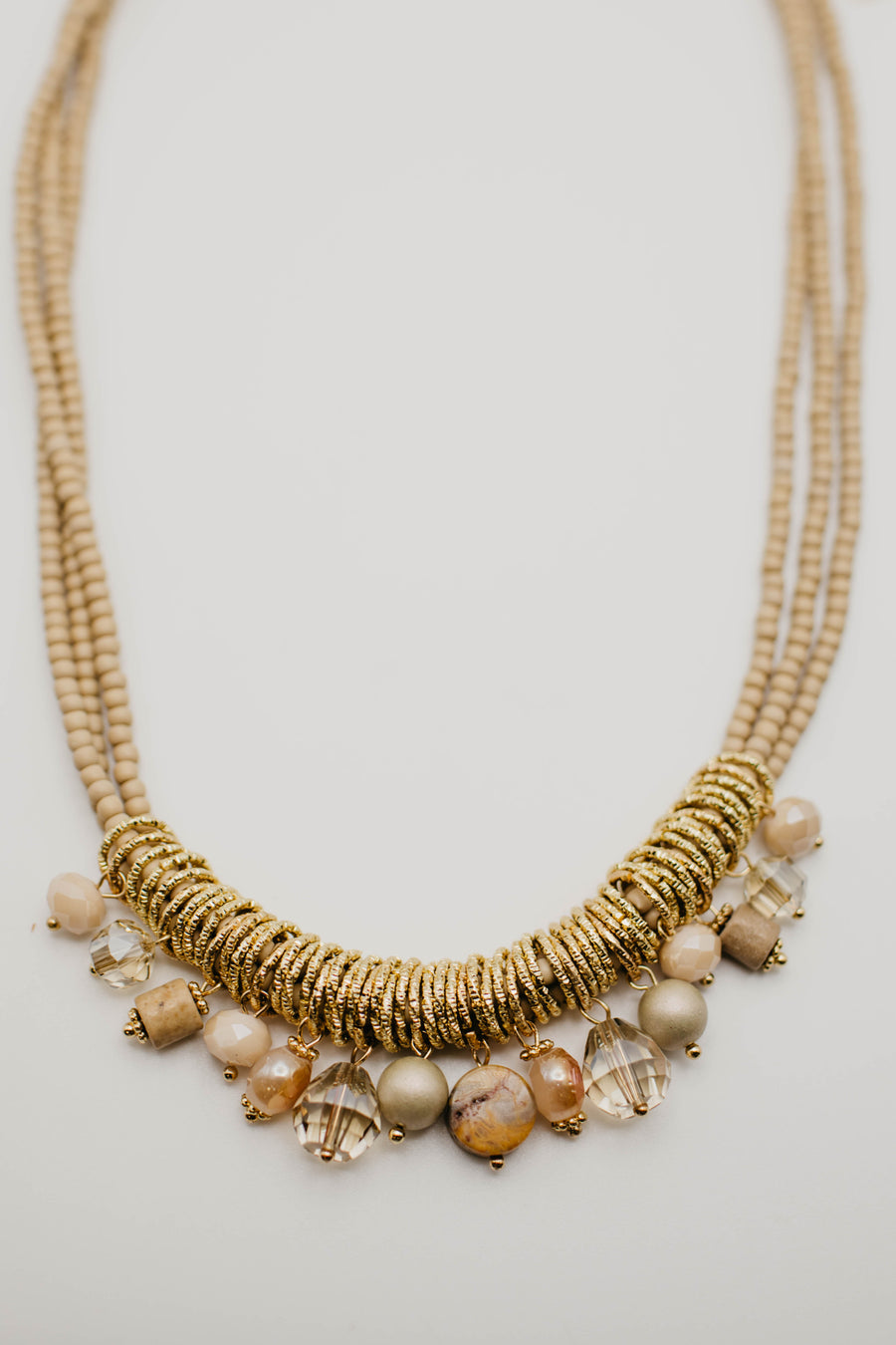 The Yazzy Mixed Bead Necklace