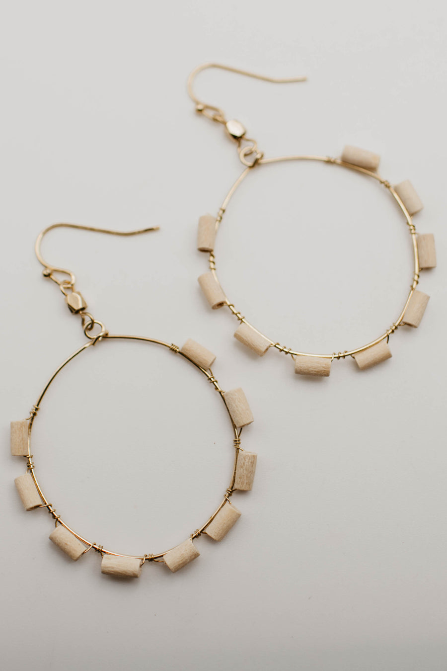 The Olyvia Wood Drop Earring