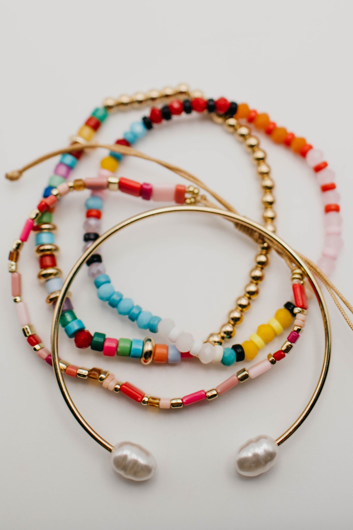 The Sylvia Mixed Bead Bracelet Set