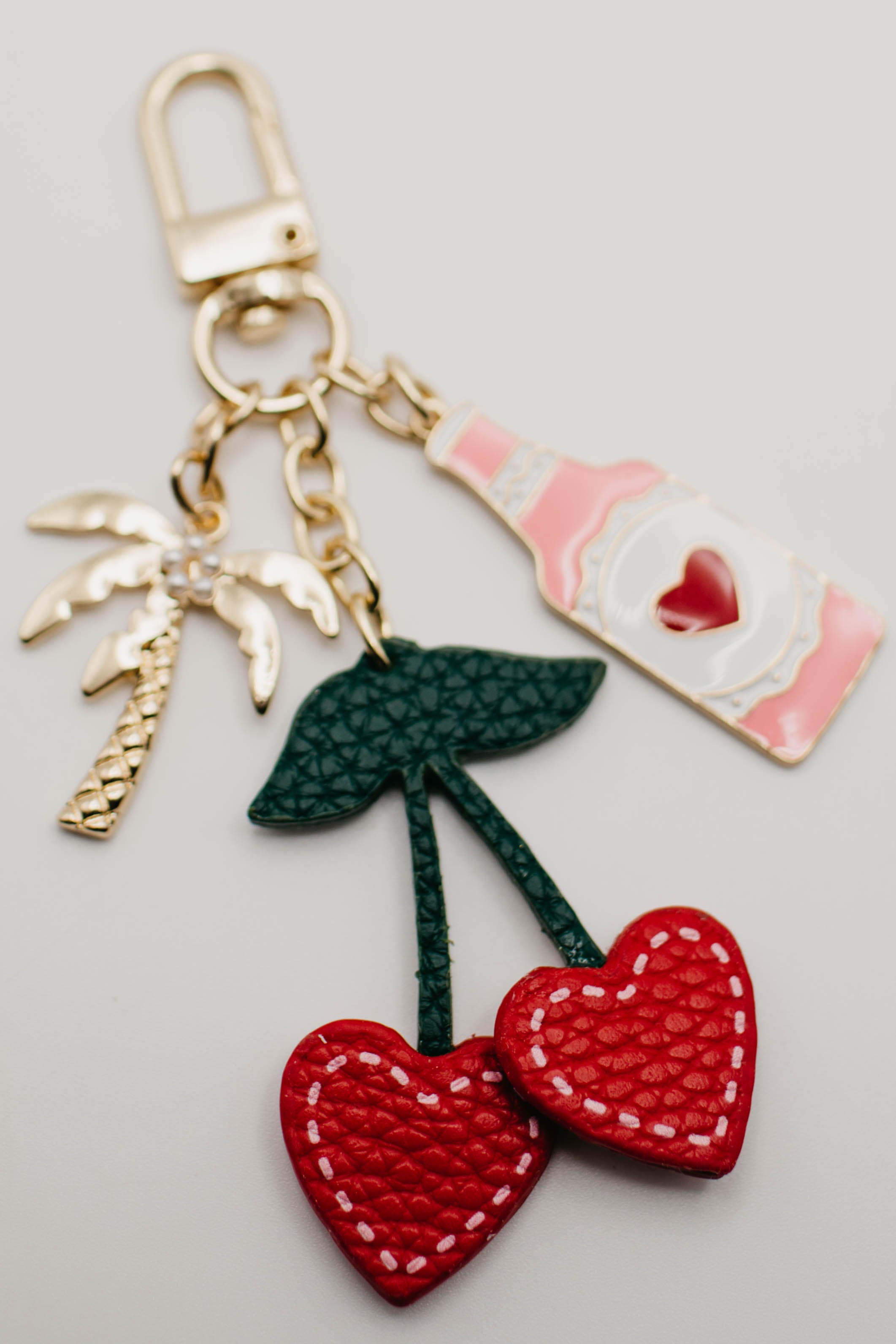The Cherry Drinks Bag Charm