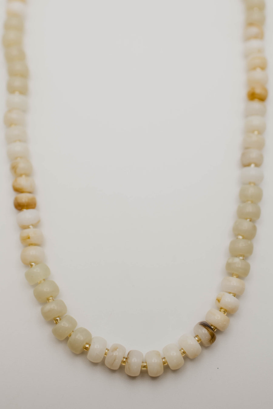 The Brittany Marble Bead Necklace