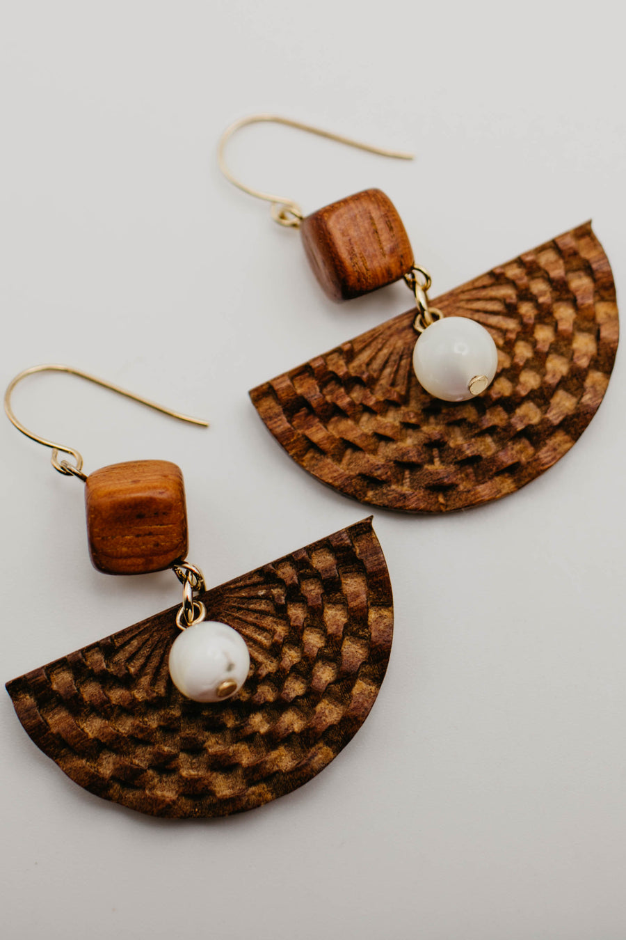 The Willie Wood Semi Circle Dangle Earring