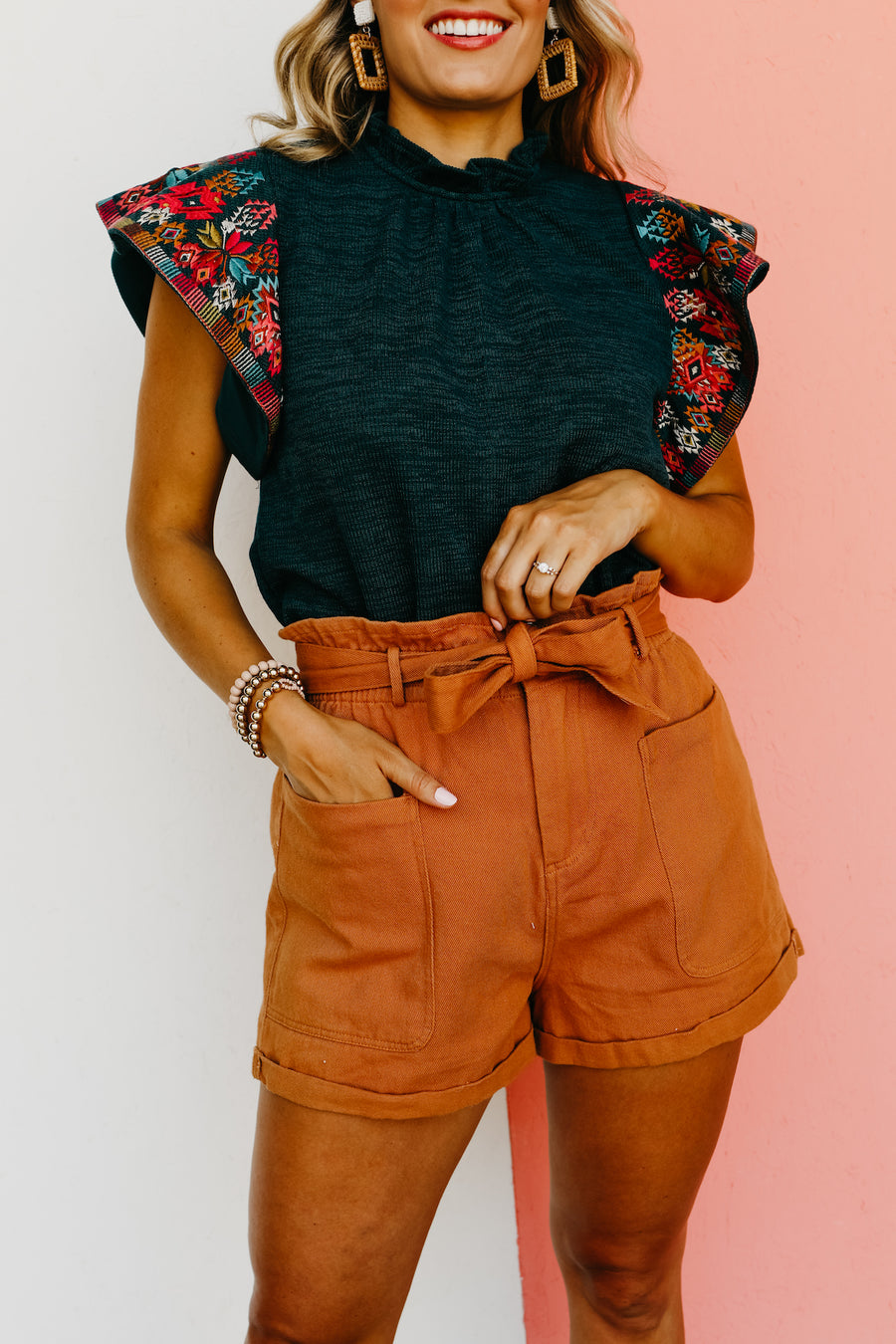 The Lush Liana Paperbag Shorts  - FINAL SALE