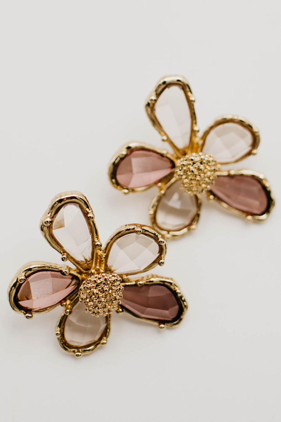 The Mylie Crystal Flower Earring