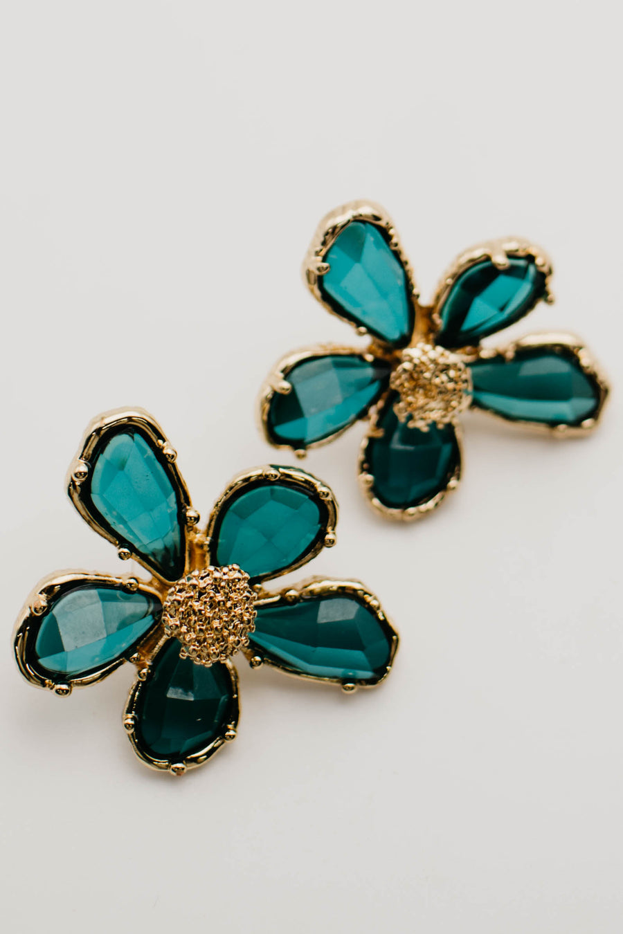 The Mylie Crystal Flower Earring