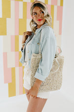 The Minnie Ribbed Spring Crop Jacket