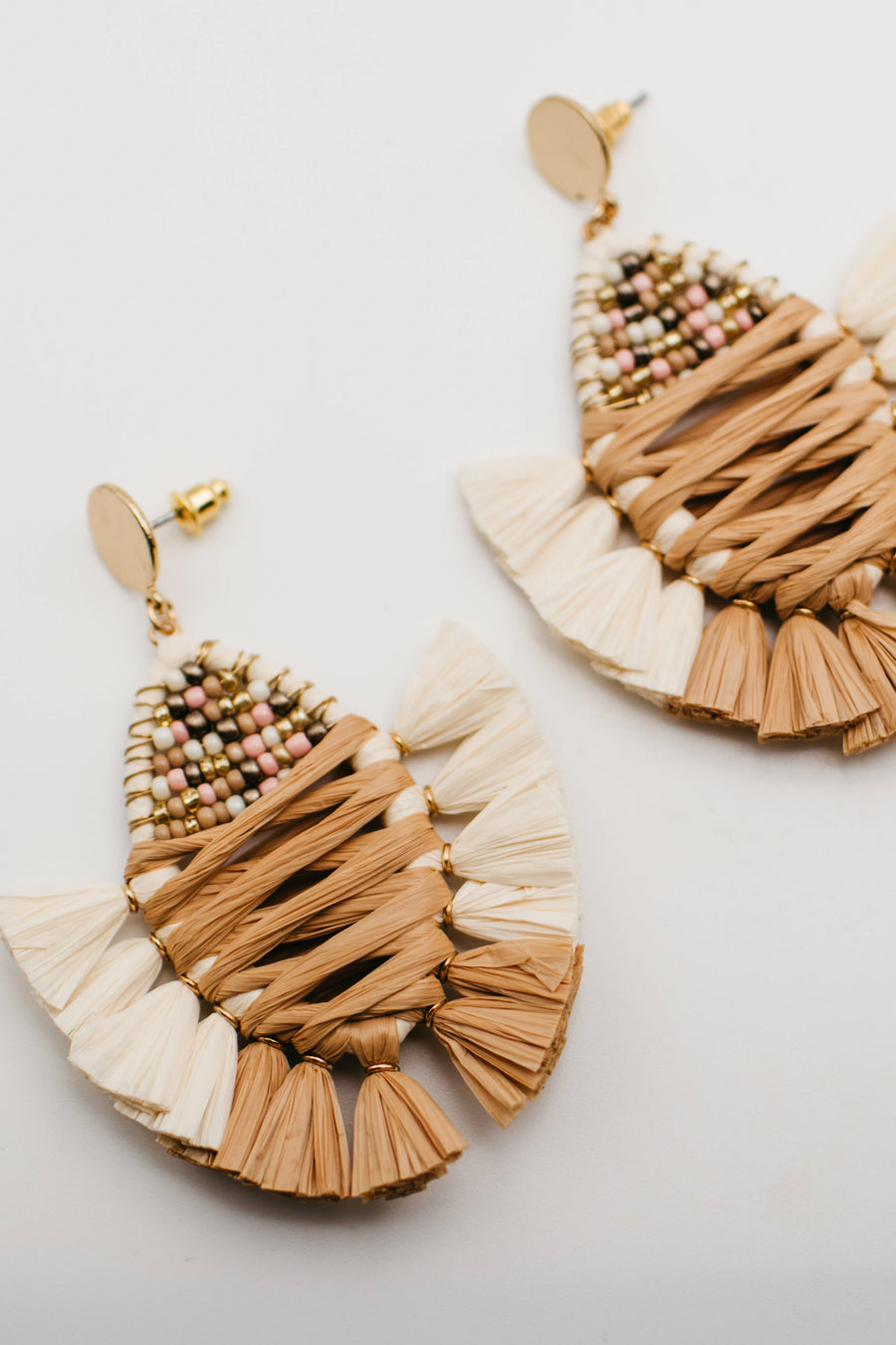 The Drew Raffia Earring