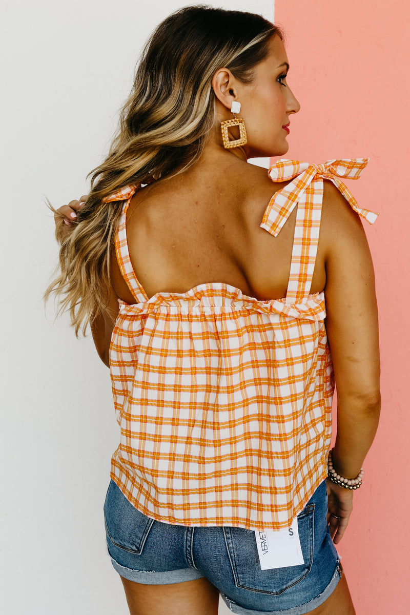 The Jayleen Gingham Tank Top - FINAL SALE