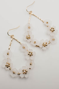 The Estelle Floral Teardrop Earring