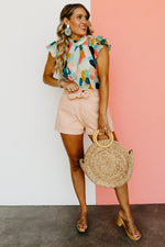 The Dana Flutter Sleeve Blouse
