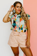 The Dana Flutter Sleeve Blouse