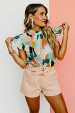 The Dana Flutter Sleeve Blouse
