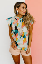 The Dana Flutter Sleeve Blouse