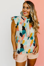 The Dana Flutter Sleeve Blouse