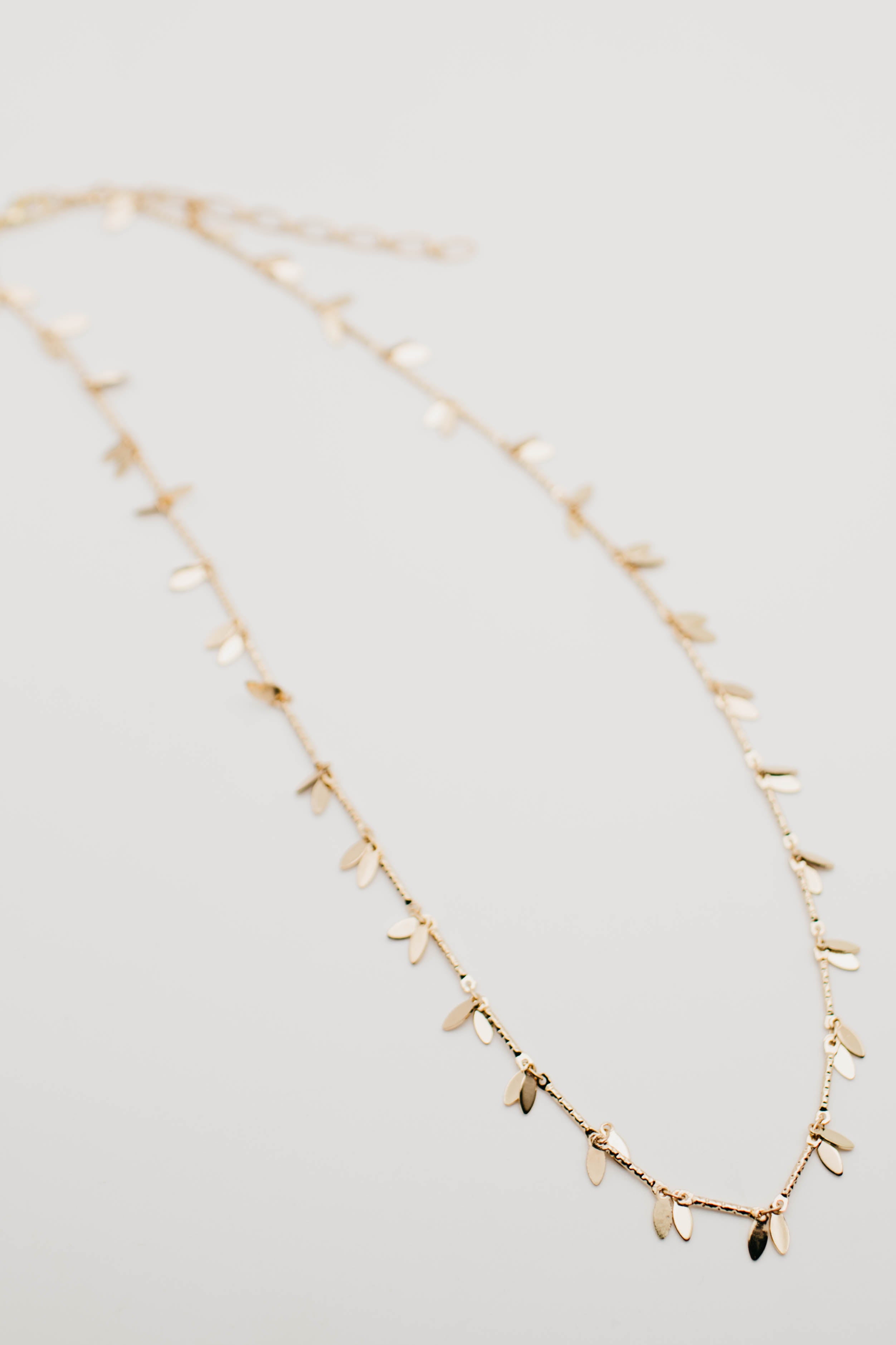 The Hallow Dainty Leaf Necklace
