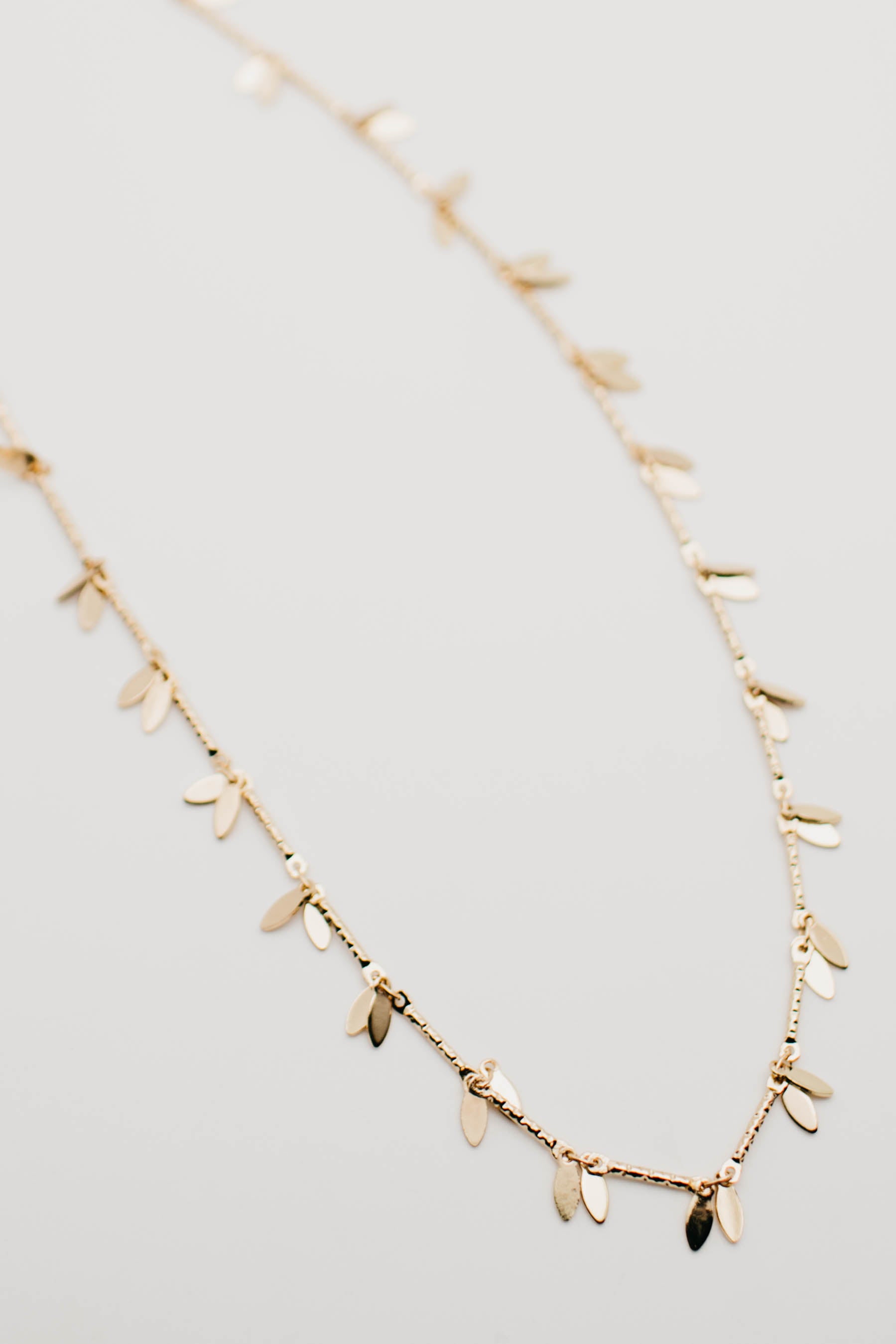 The Hallow Dainty Leaf Necklace