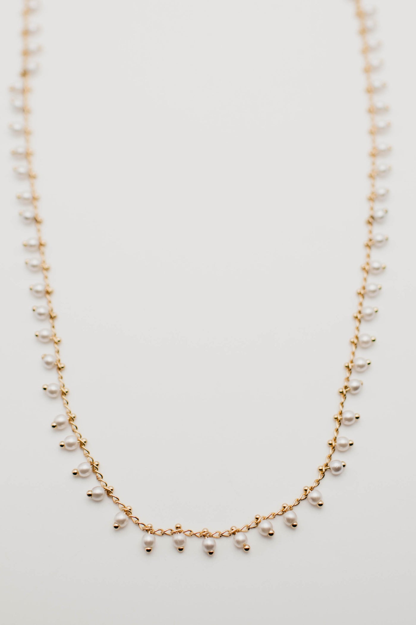 The Brianna Dainty Pearl Necklace