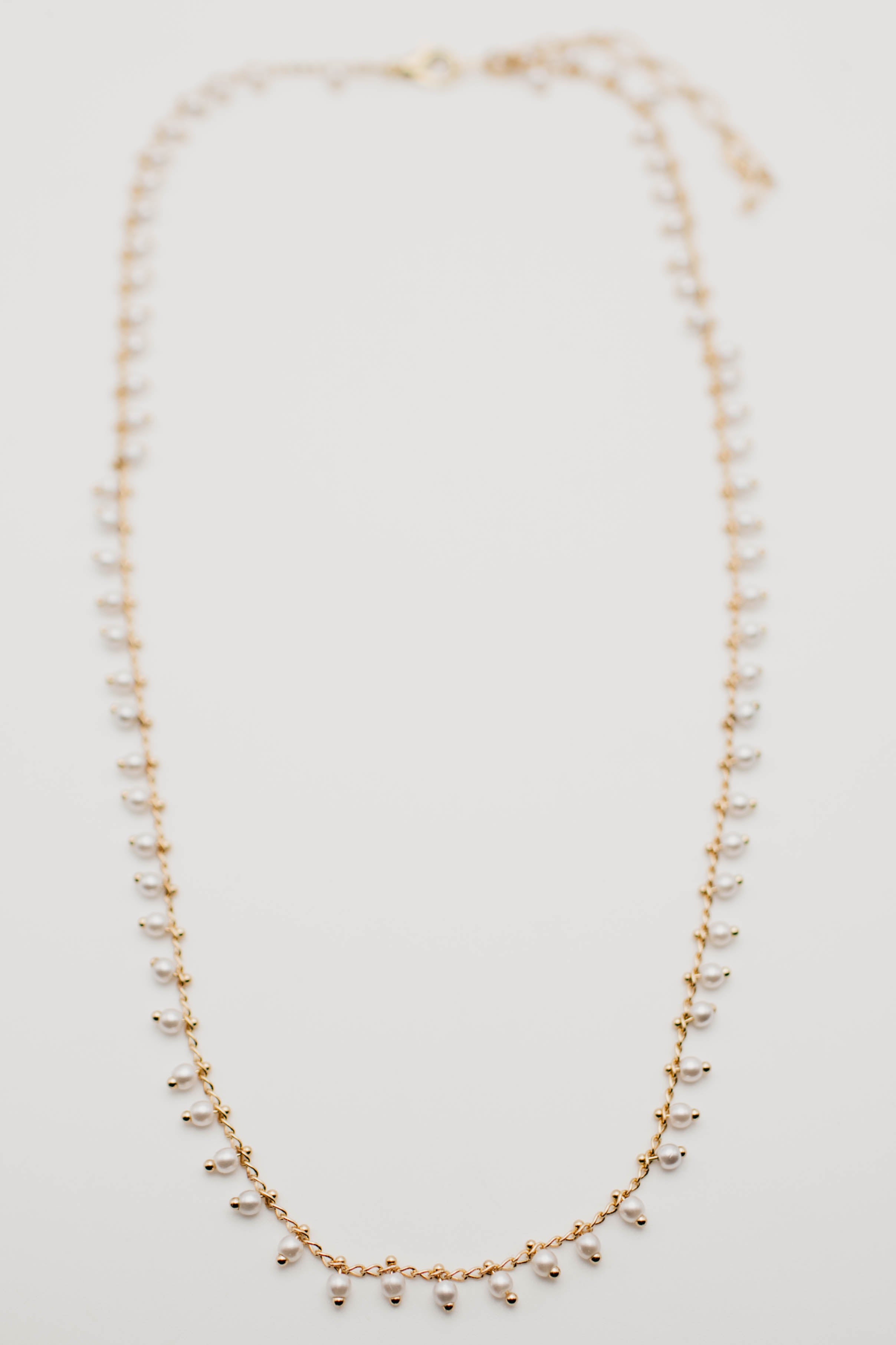 The Brianna Dainty Pearl Necklace
