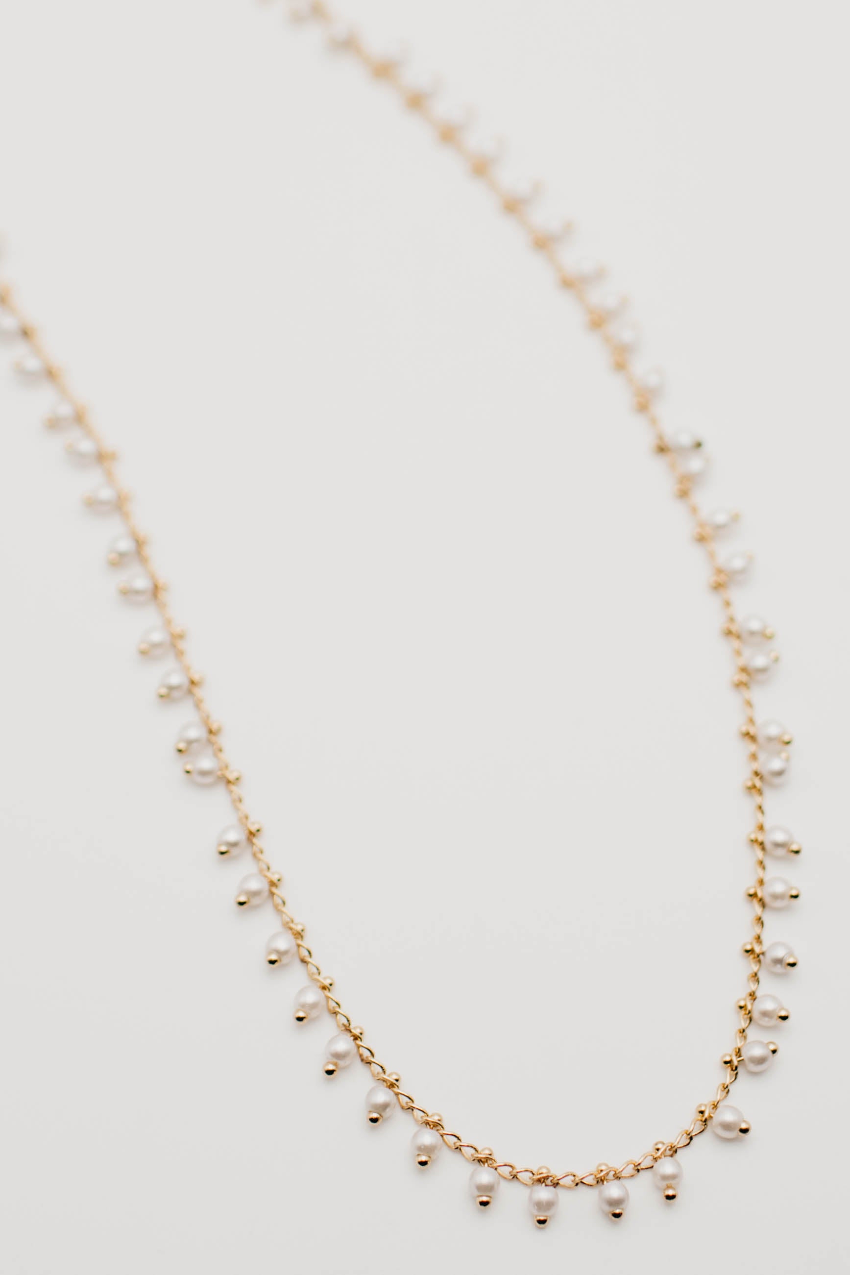 The Brianna Dainty Pearl Necklace