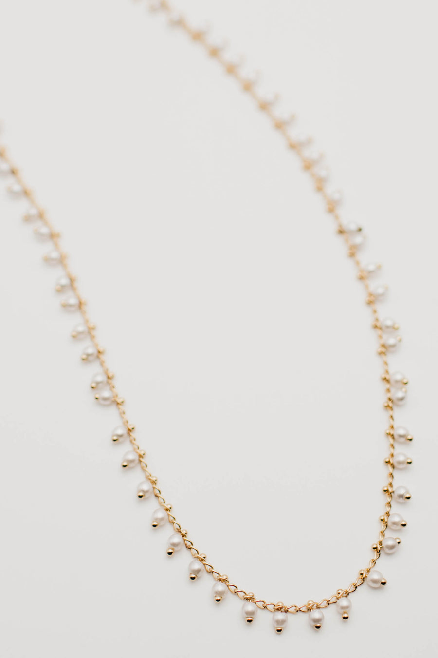 The Brianna Dainty Pearl Necklace
