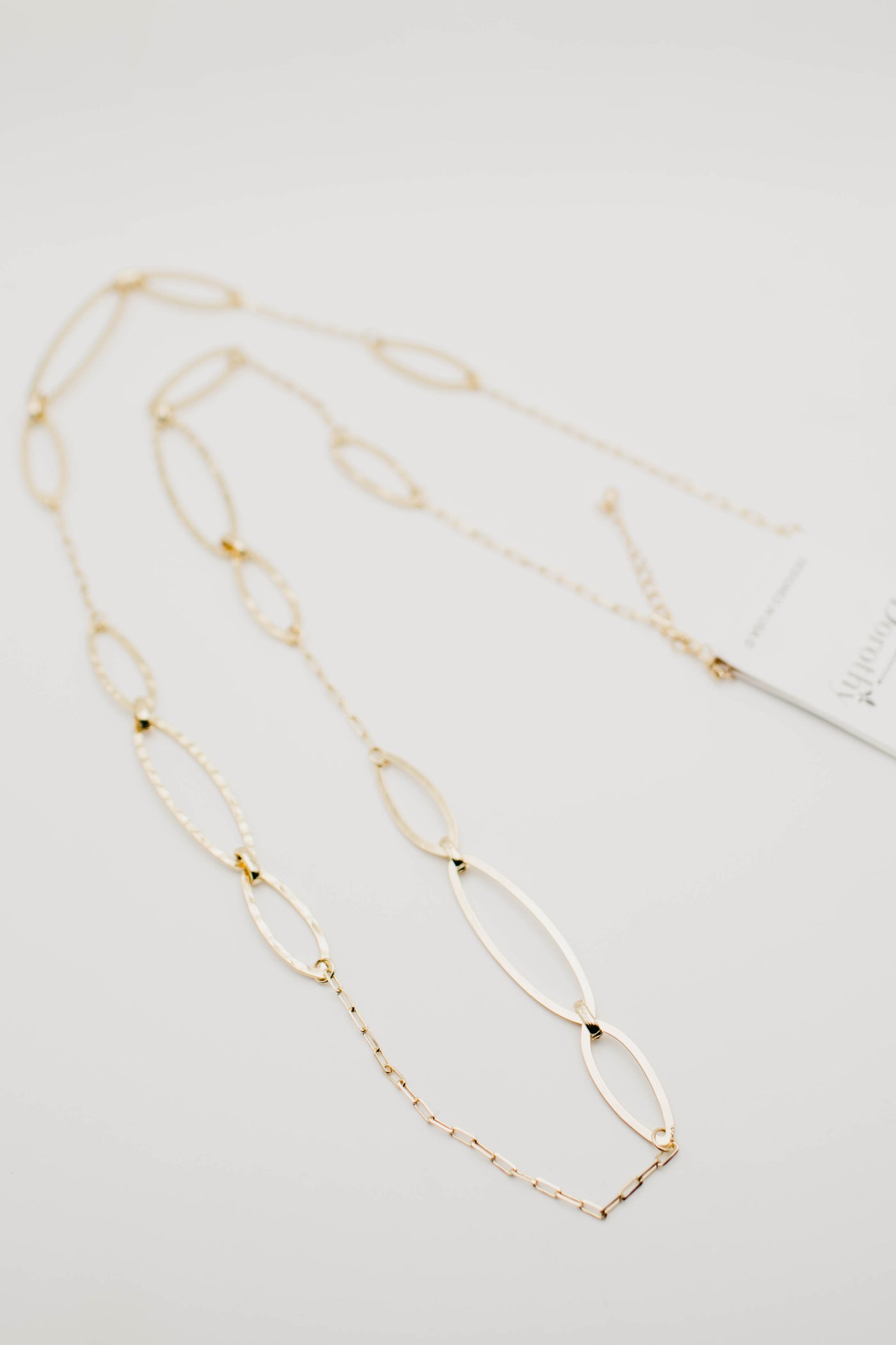 The Draven Longline Oval Necklace