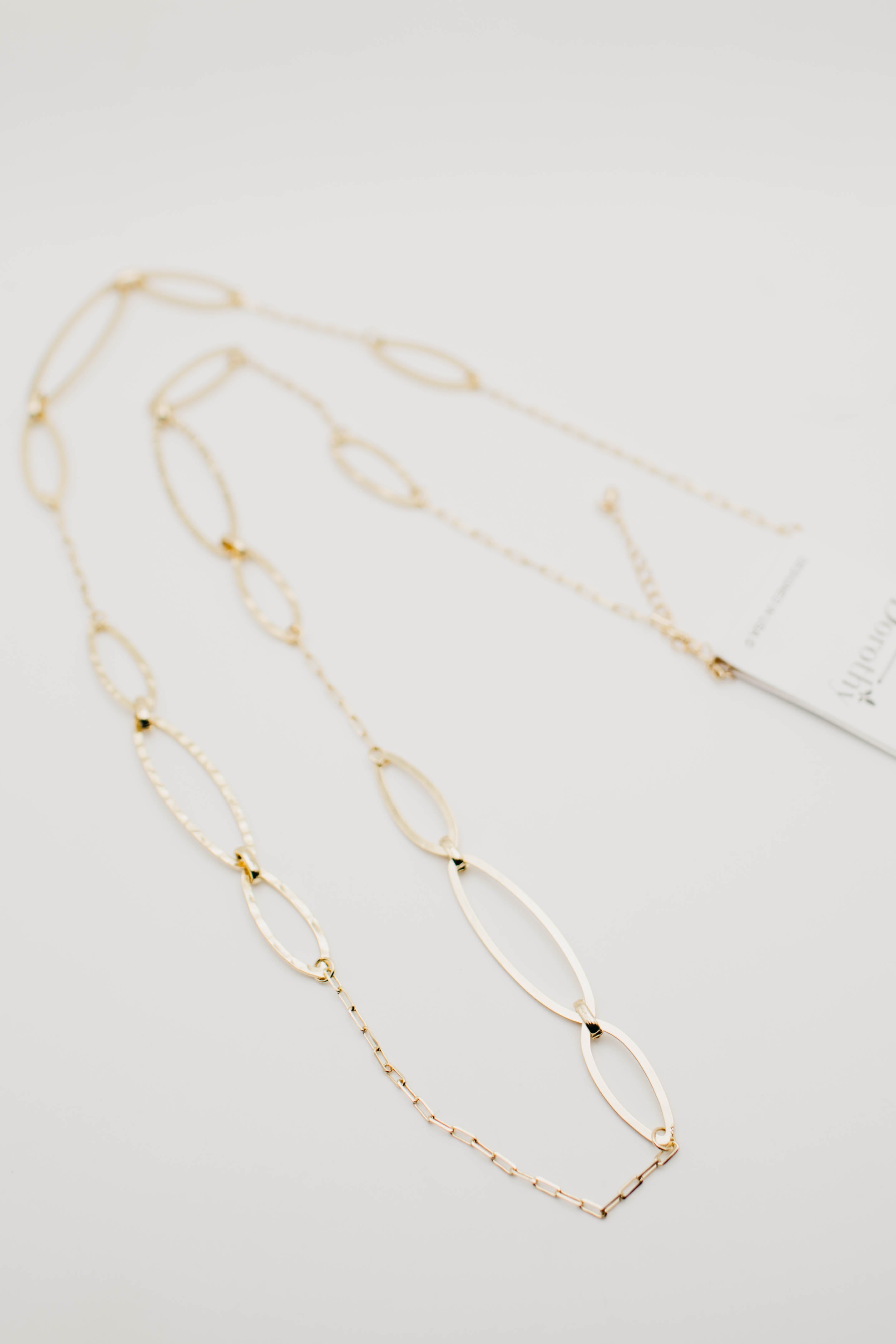 The Draven Longline Oval Necklace