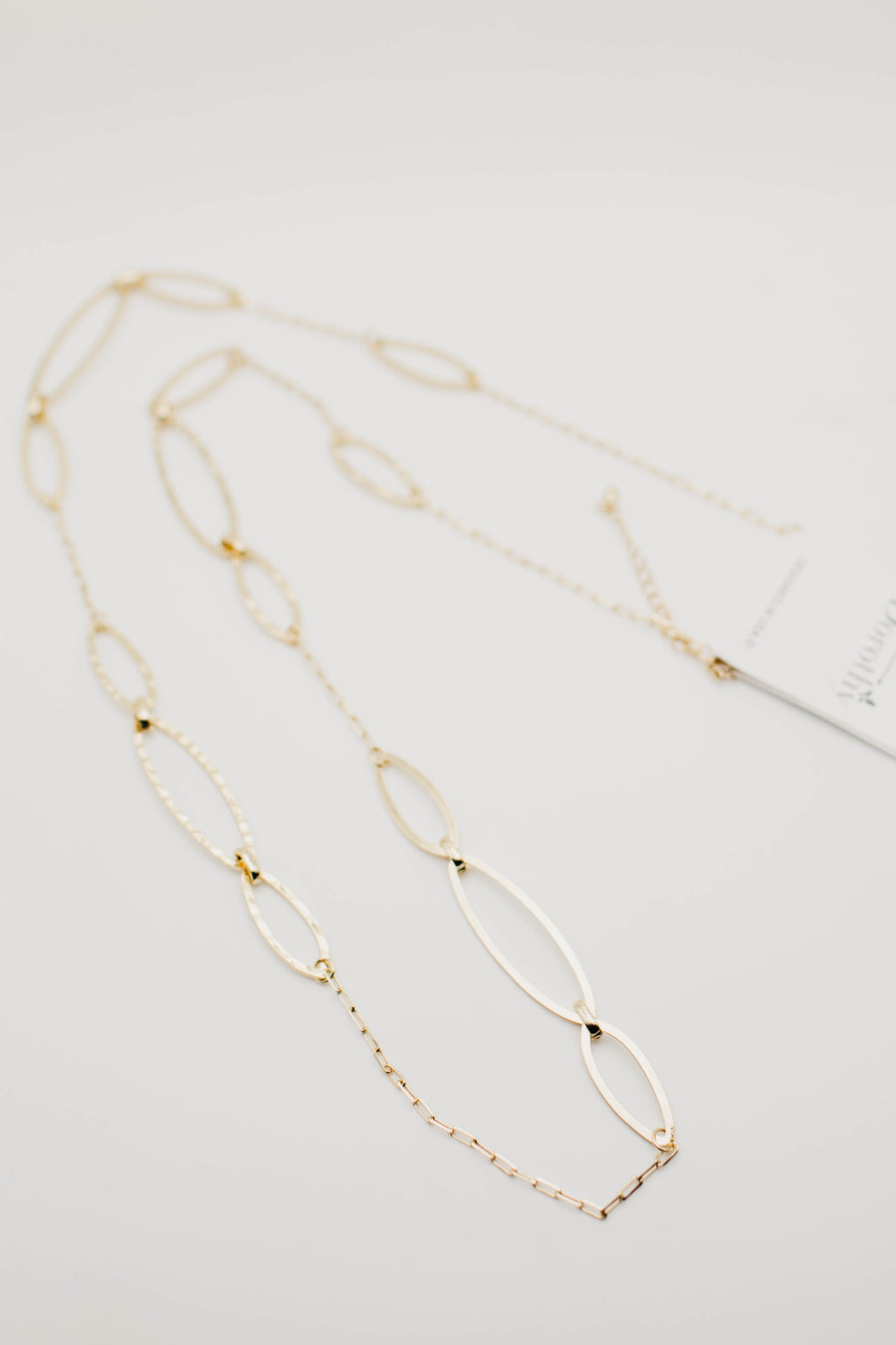 The Draven Longline Oval Necklace