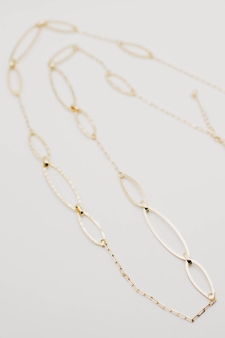 The Draven Longline Oval Necklace