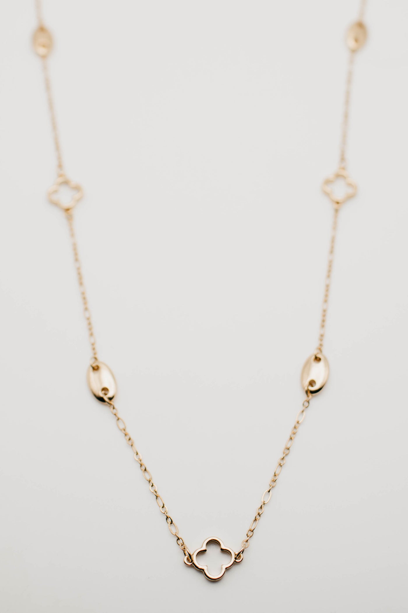 The Francey Longline Clover Necklace
