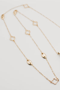The Francey Longline Clover Necklace
