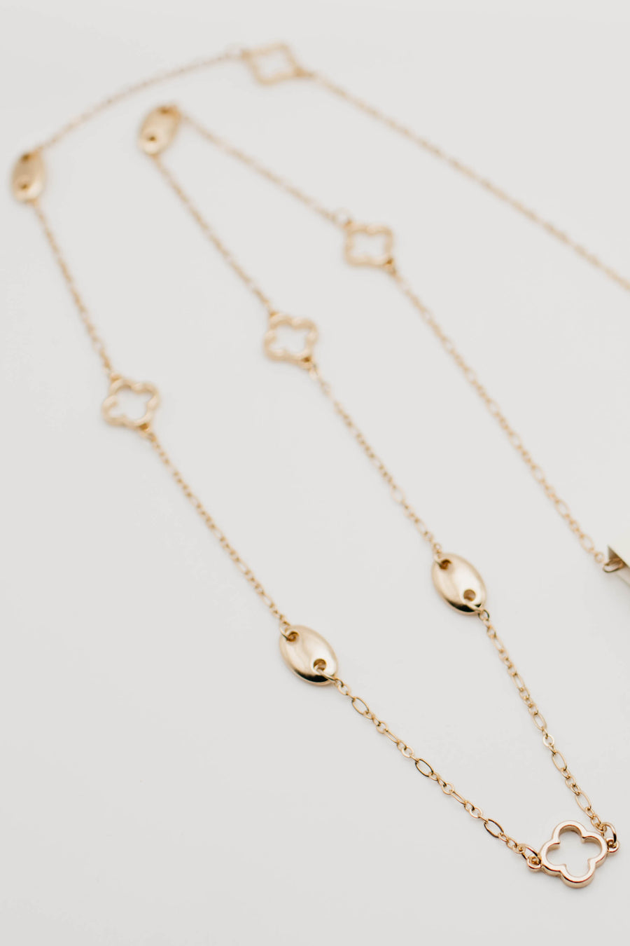 The Francey Longline Clover Necklace