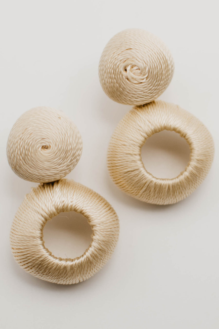 The Katherine Thread Wrapped Earring