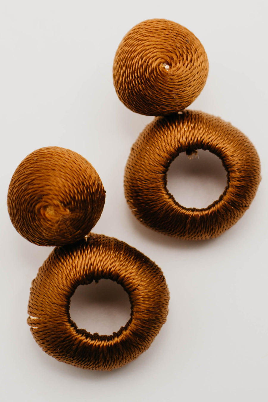 The Katherine Thread Wrapped Earring