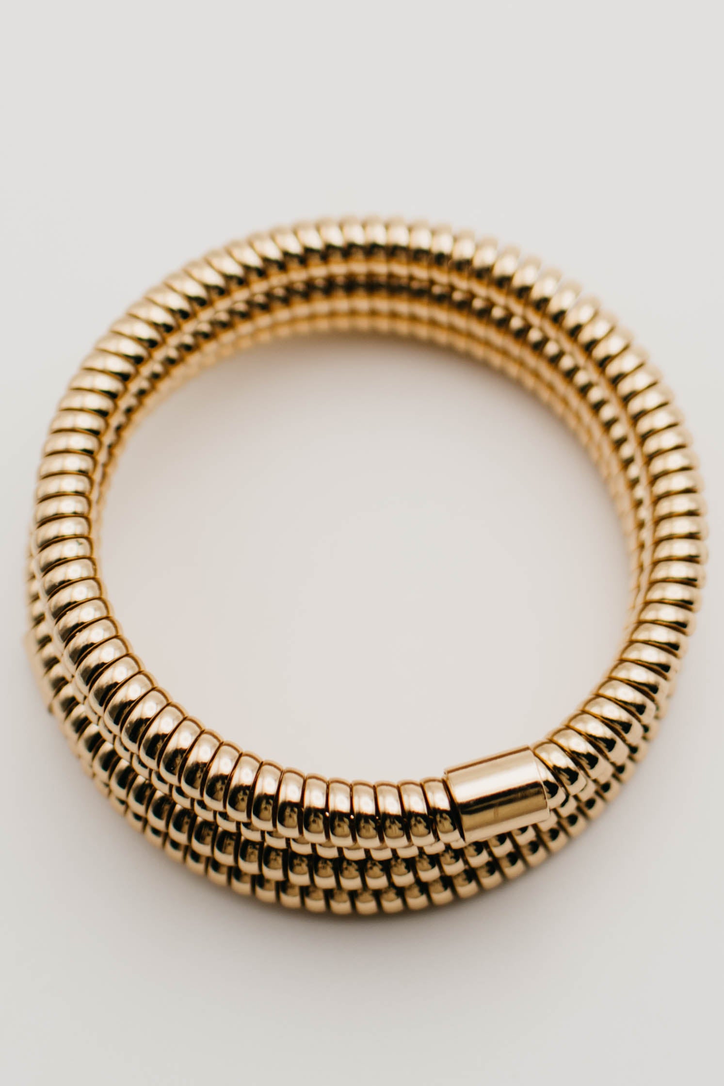 The Julian Chunky Coil Bracelet