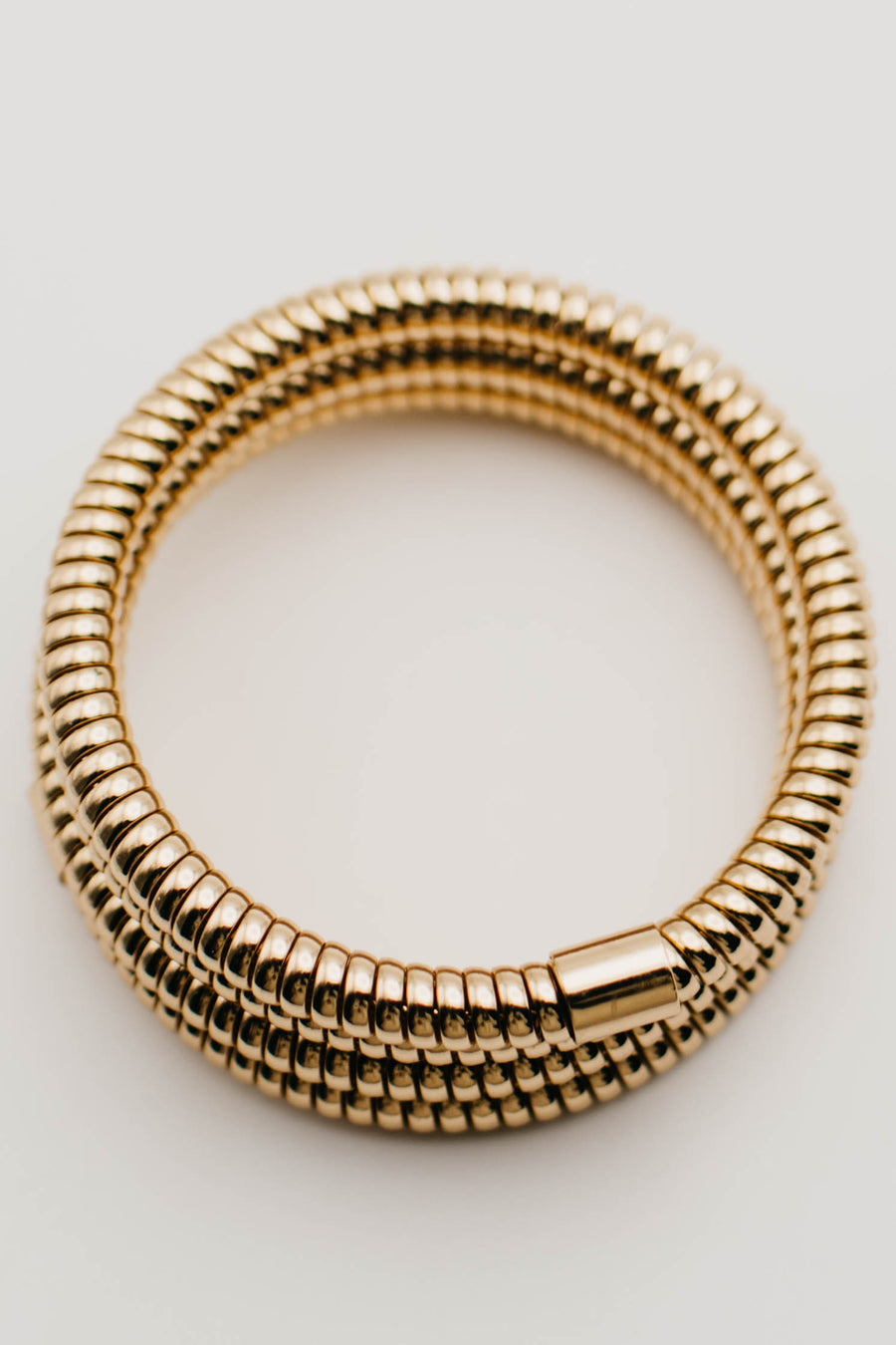 The Julian Chunky Coil Bracelet