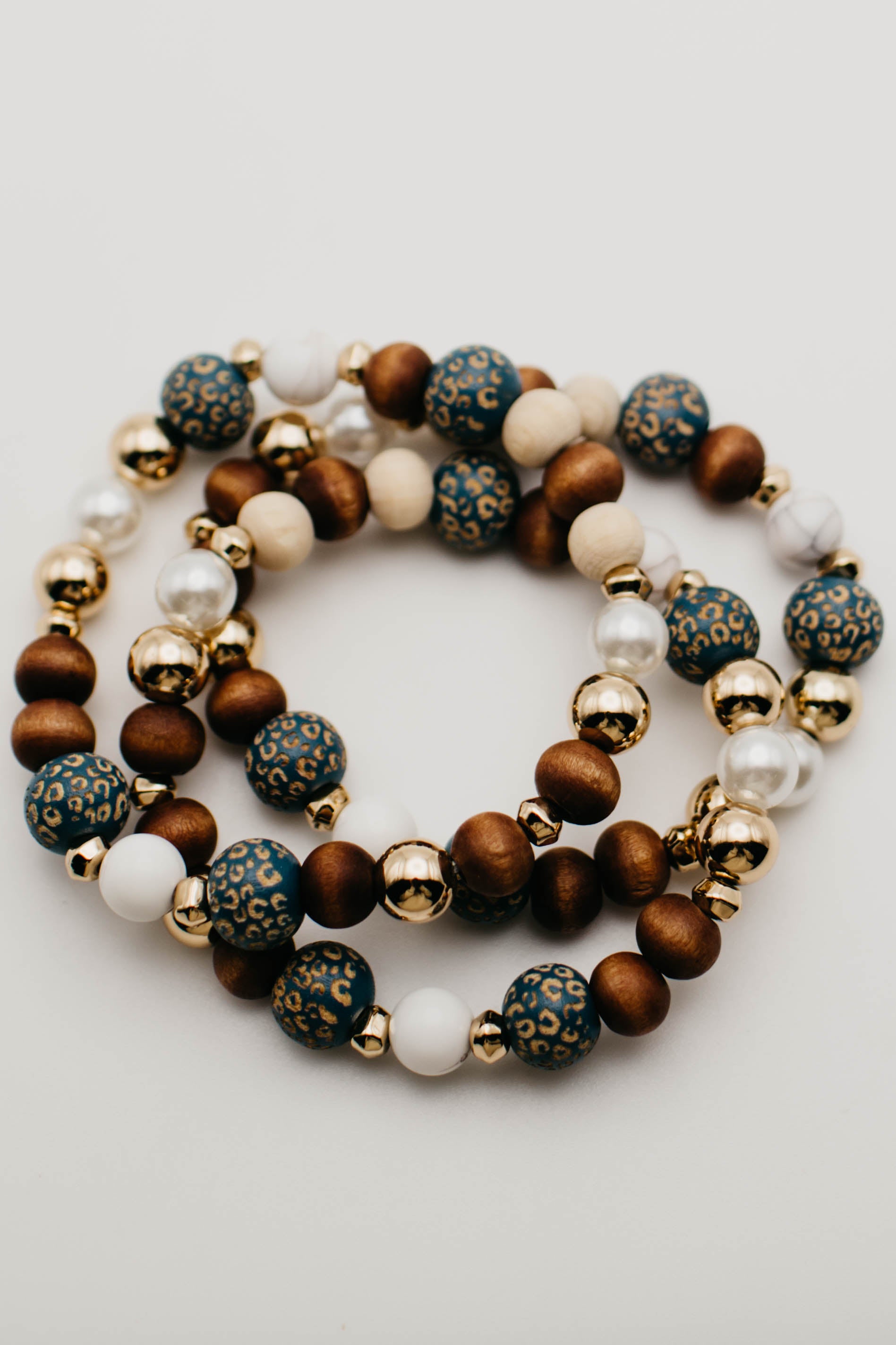 The Evan Leopard Bracelet Set
