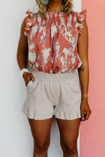 The Wishlist MaryAnne Ruffle Hem Shorts - FINAL SALE