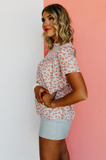 The Breece Floral Smocked Blouse - FINAL SALE