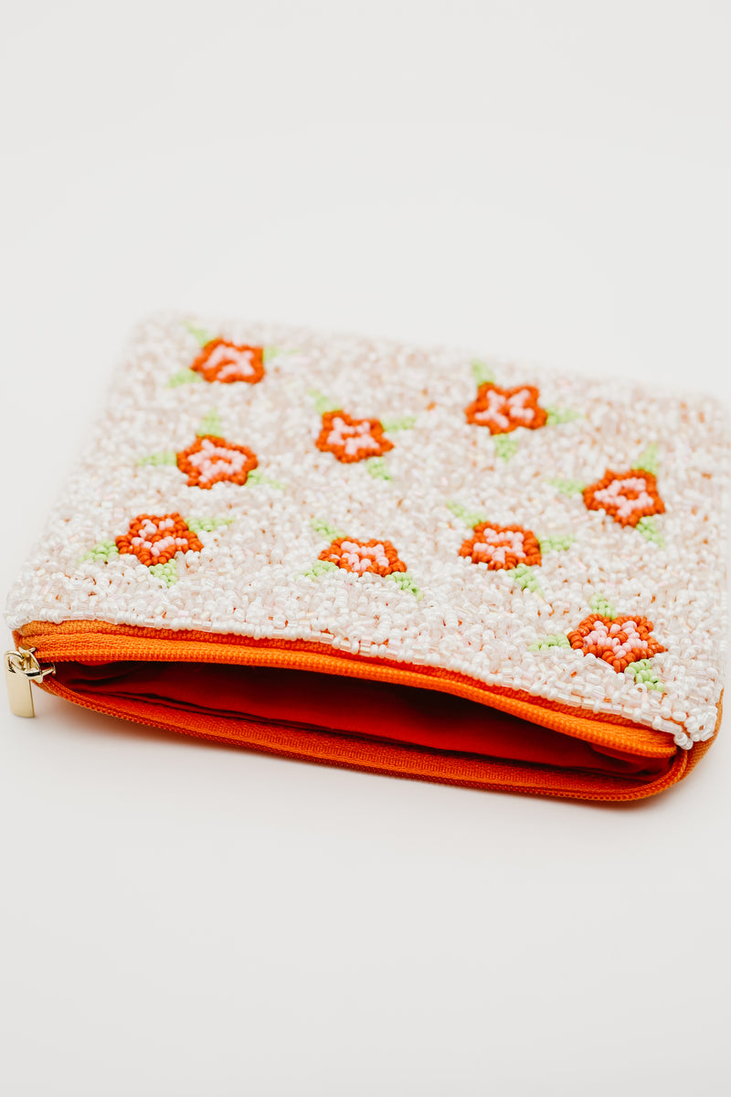 The Paxton Seed Bead Coin Pouch