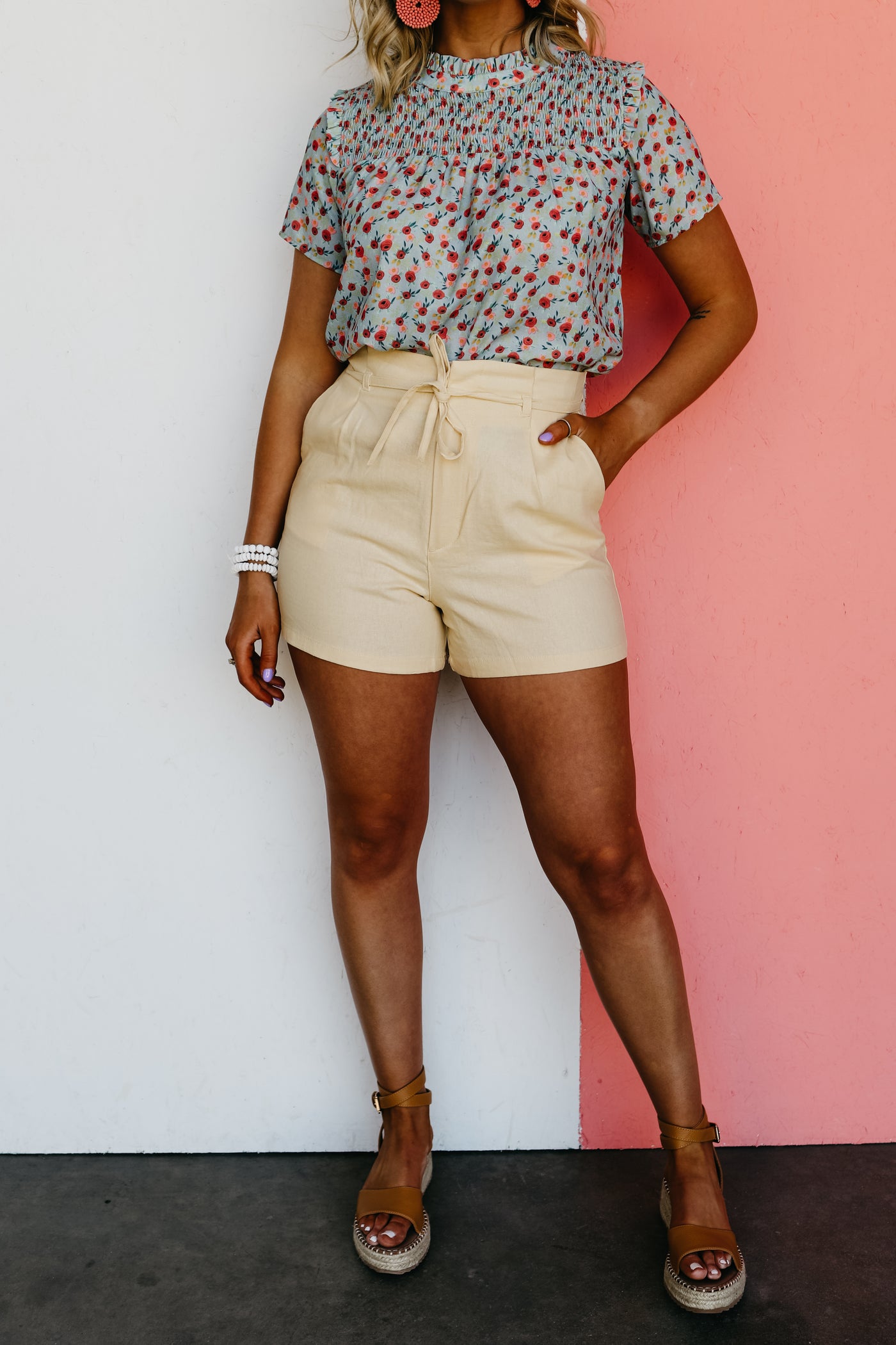 The Celeste Linen Shorts - FINAL SALE