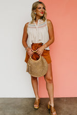 The Soren Smocked Embroidered Top