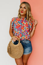 The Eliana Flutter Sleeve Top - FINAL SALE