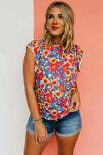 The Eliana Flutter Sleeve Top - FINAL SALE