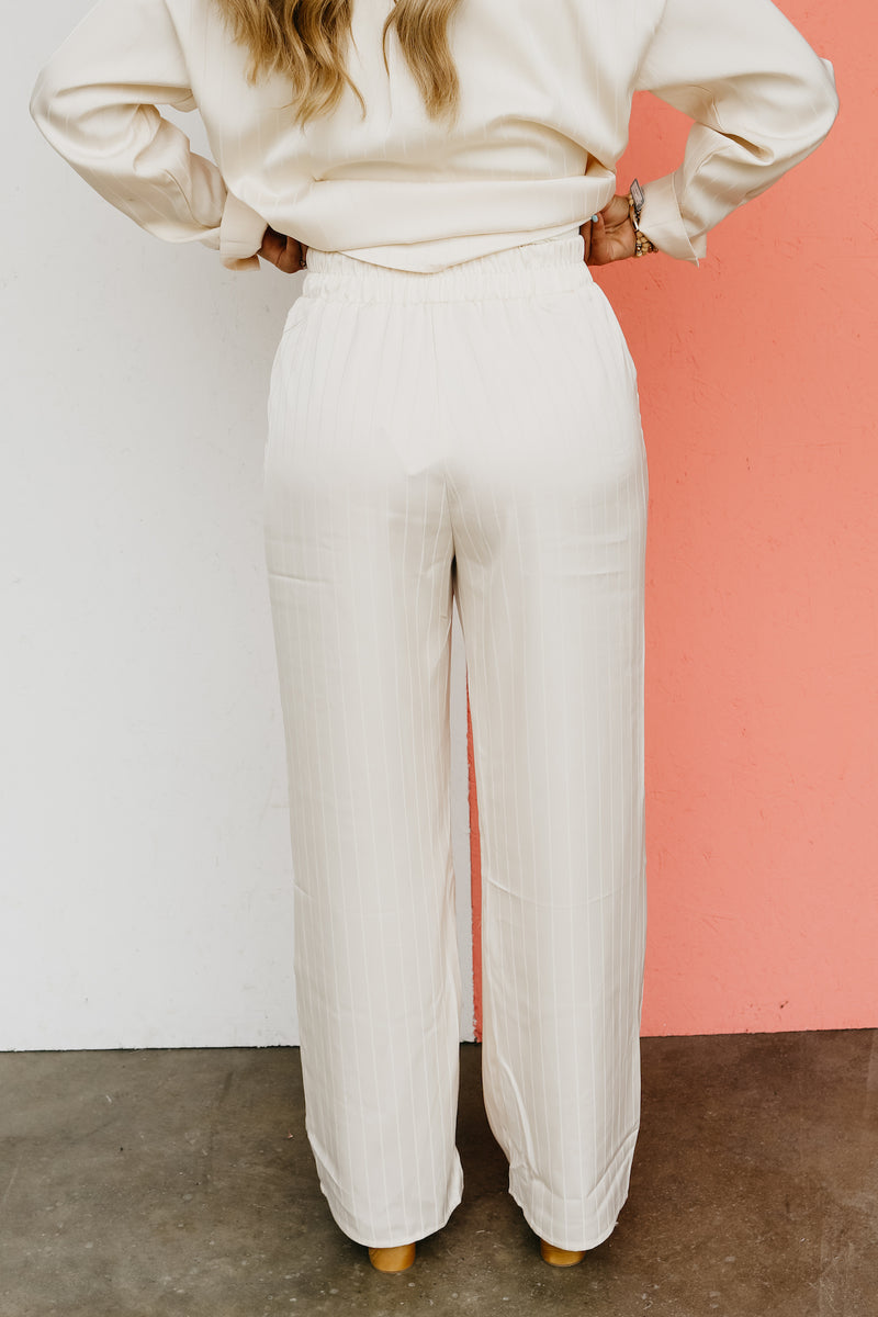 The Louise Stripe Wide Leg Pants
