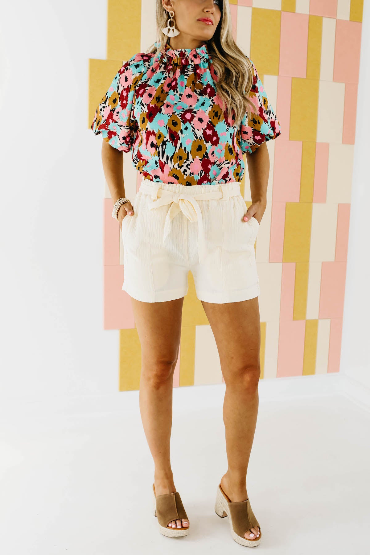 The Priscilla Paperbag Waist Shorts - FINAL SALE
