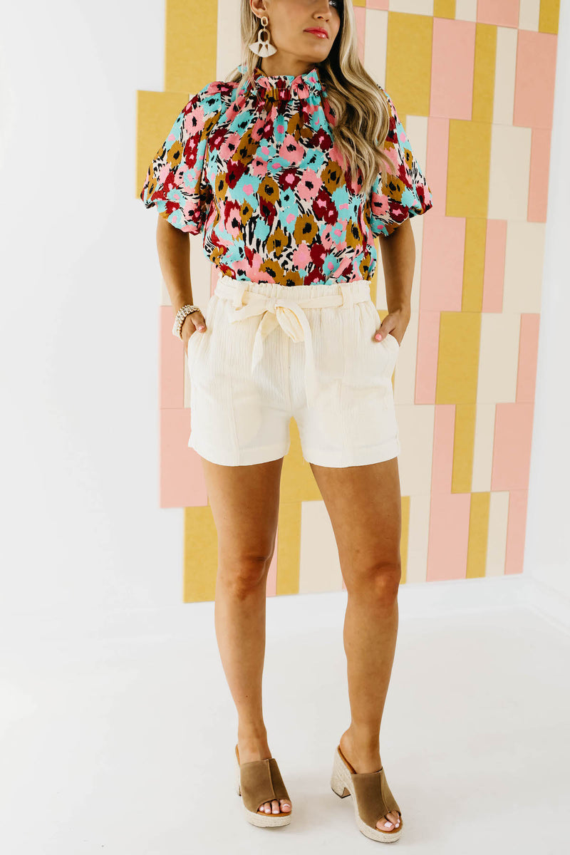 The Priscilla Paperbag Waist Shorts - FINAL SALE
