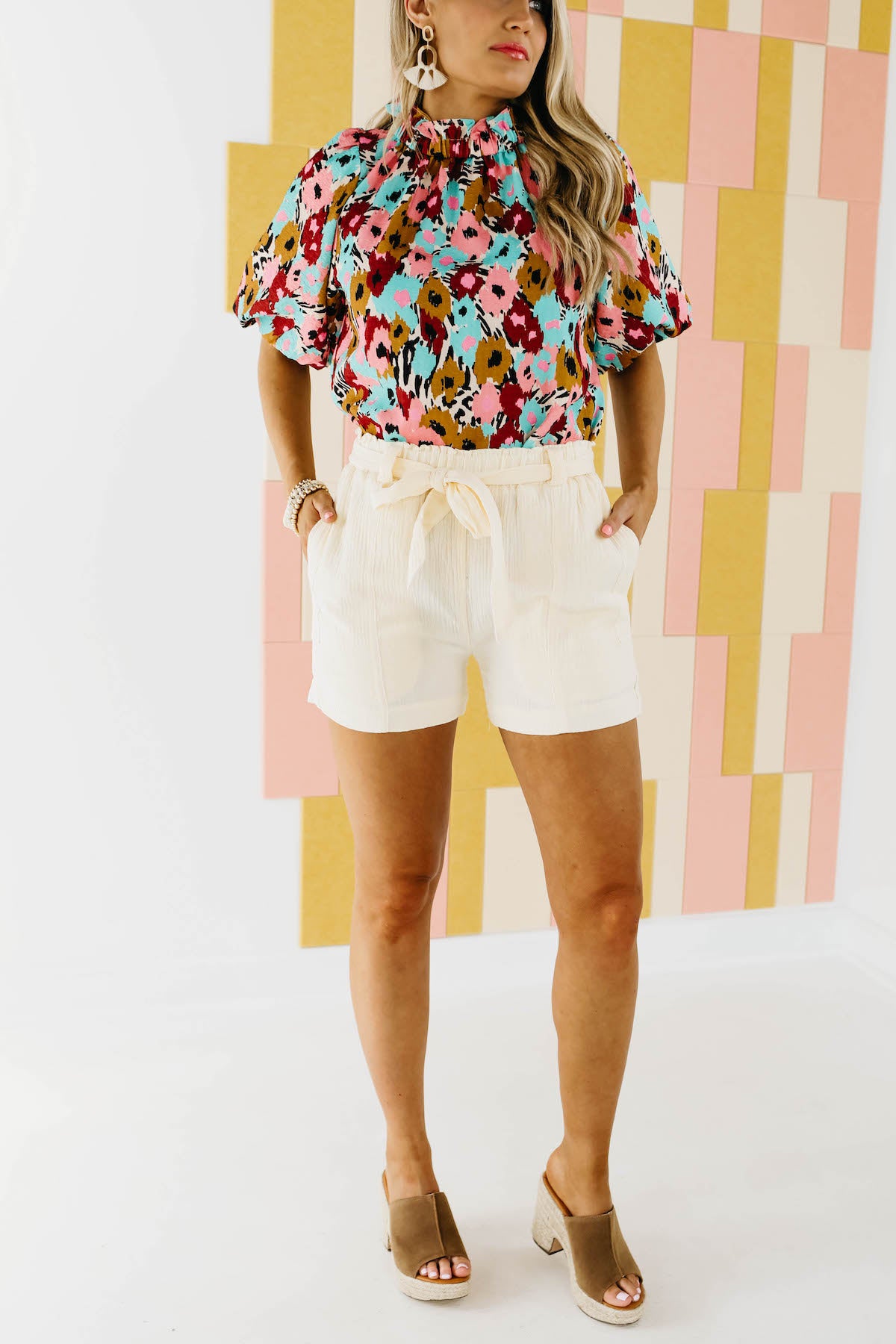 The Priscilla Paperbag Waist Shorts - FINAL SALE