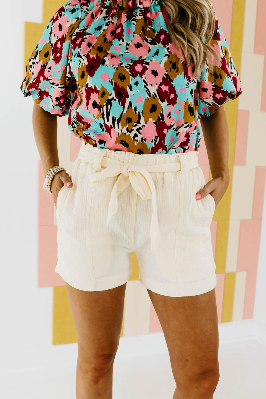 The Priscilla Paperbag Waist Shorts - FINAL SALE